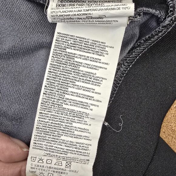 Nike Youth Warm Up Track Jacket Full Zip Up Black & Gray Size Small (A15) - Picture 9 of 10